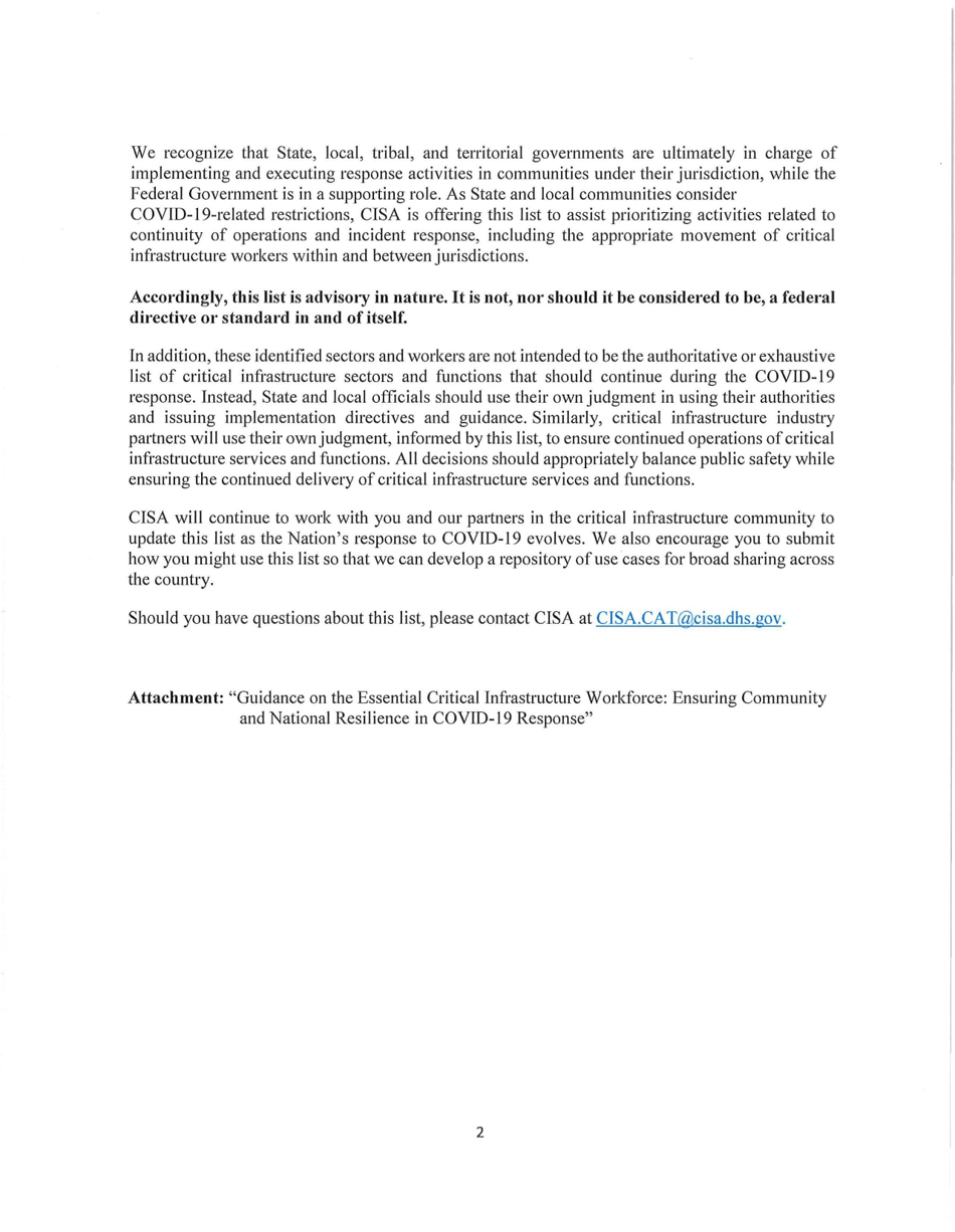 Directors Stay at Home Order - Ohio, Page 14