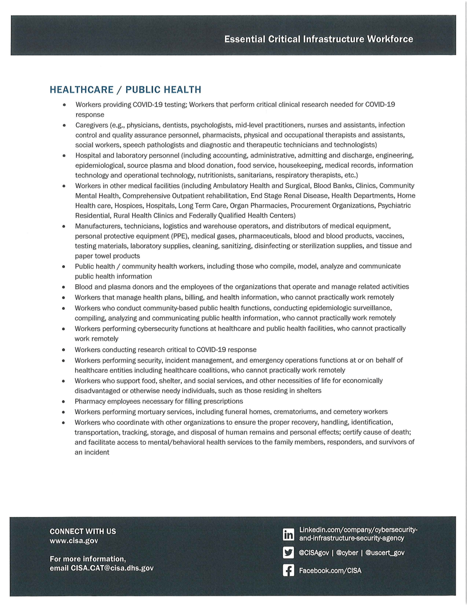 Directors Stay at Home Order - Ohio, Page 17