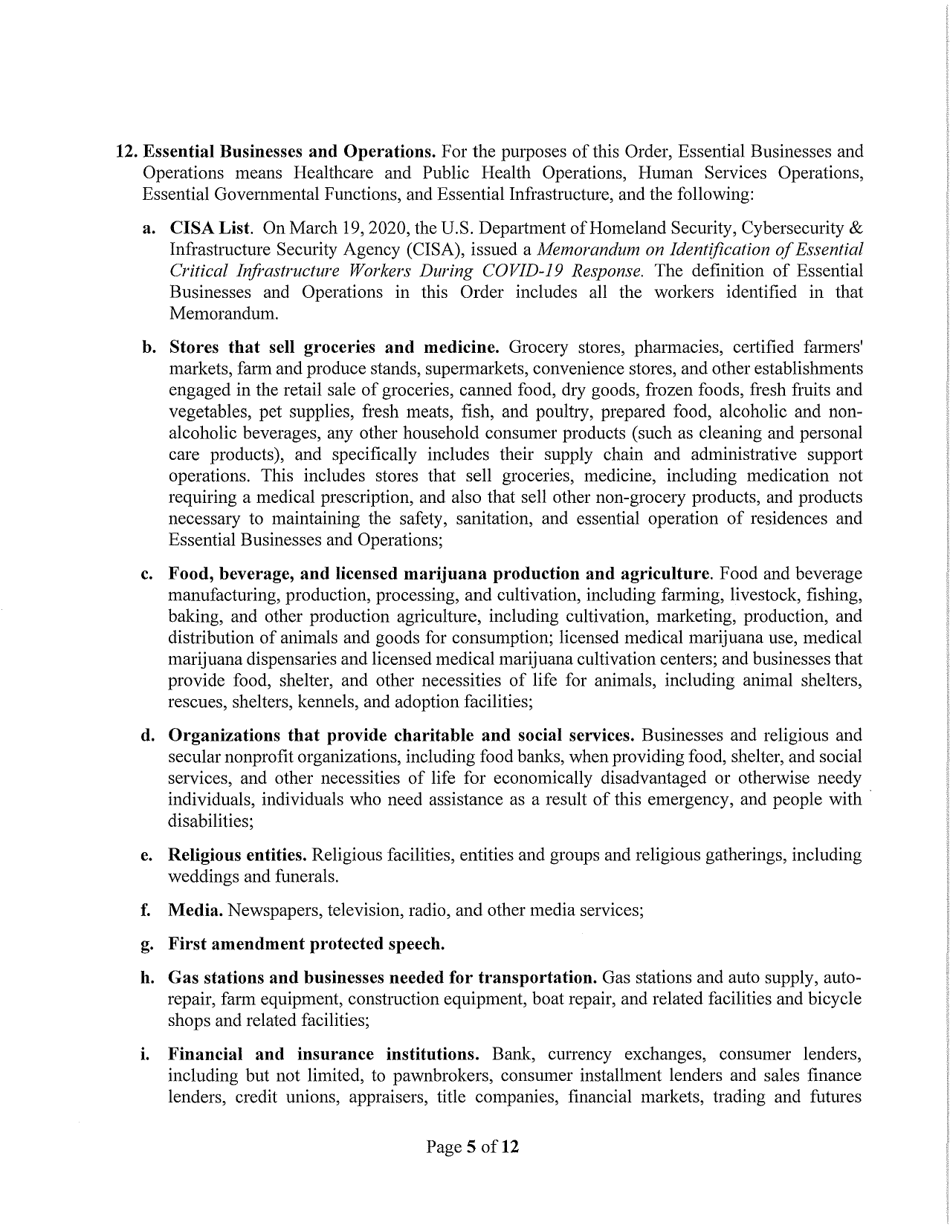 Directors Stay at Home Order - Ohio, Page 5