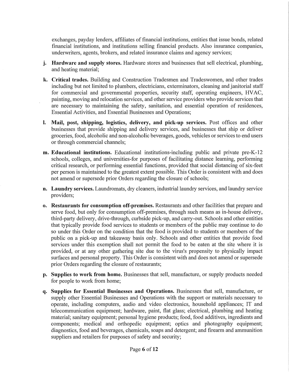 Directors Stay at Home Order - Ohio, Page 6