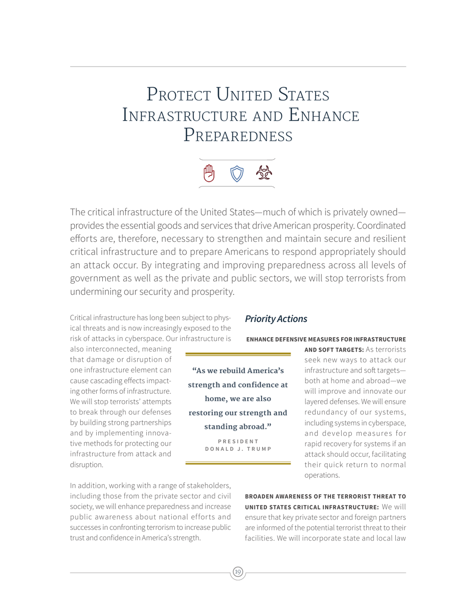 National Strategy for Counterterrorism of the United States of America, Page 27