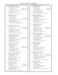 Guide to Vermont&#039;s Town Clerks, Treasurers &amp; County Clerks - Vermont, Page 7