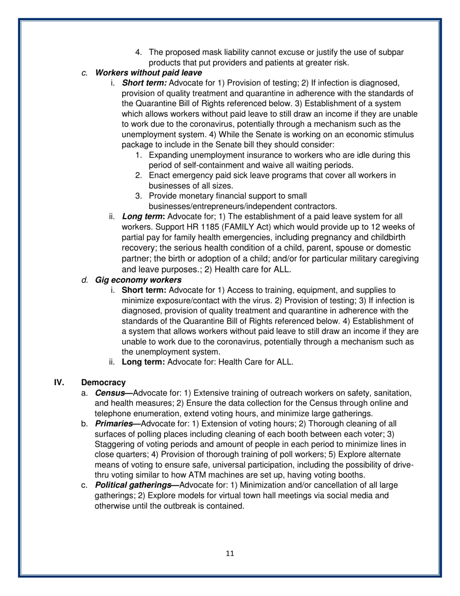 Ten Equity Implications of the Coronavirus Covid-19 Outbreak in the United States - National Association for the Advancement of Colored People, Page 12