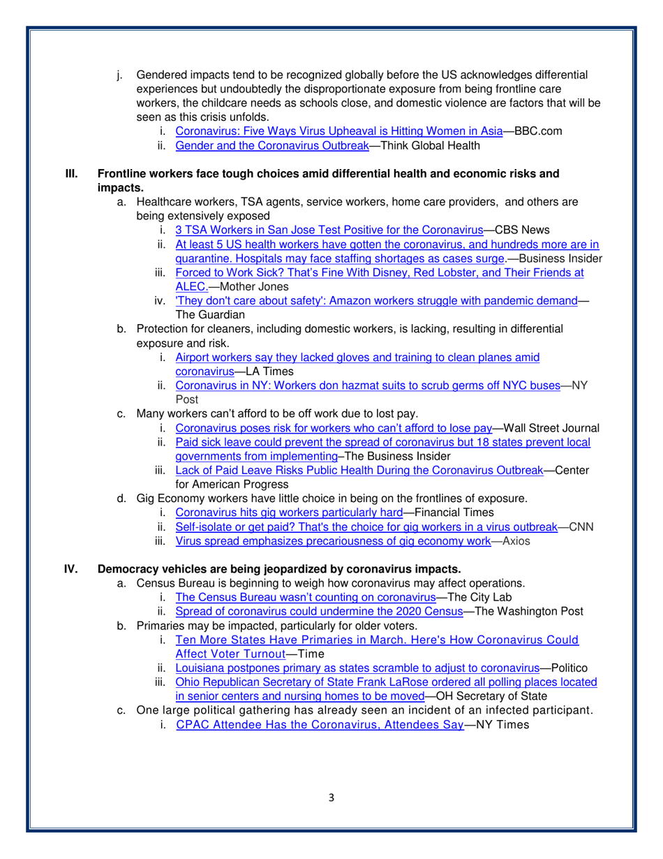 Ten Equity Implications of the Coronavirus Covid-19 Outbreak in the United States - National Association for the Advancement of Colored People, Page 4