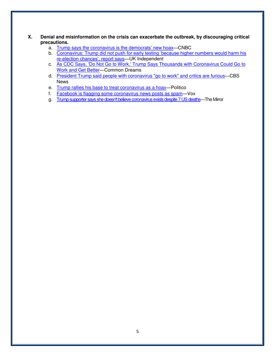 Ten Equity Implications of the Coronavirus Covid-19 Outbreak in the United States - National Association for the Advancement of Colored People, Page 6