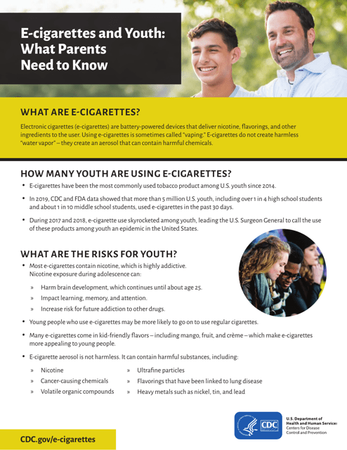 E-Cigarettes and Youth: What Parents Need to Know Download Pdf