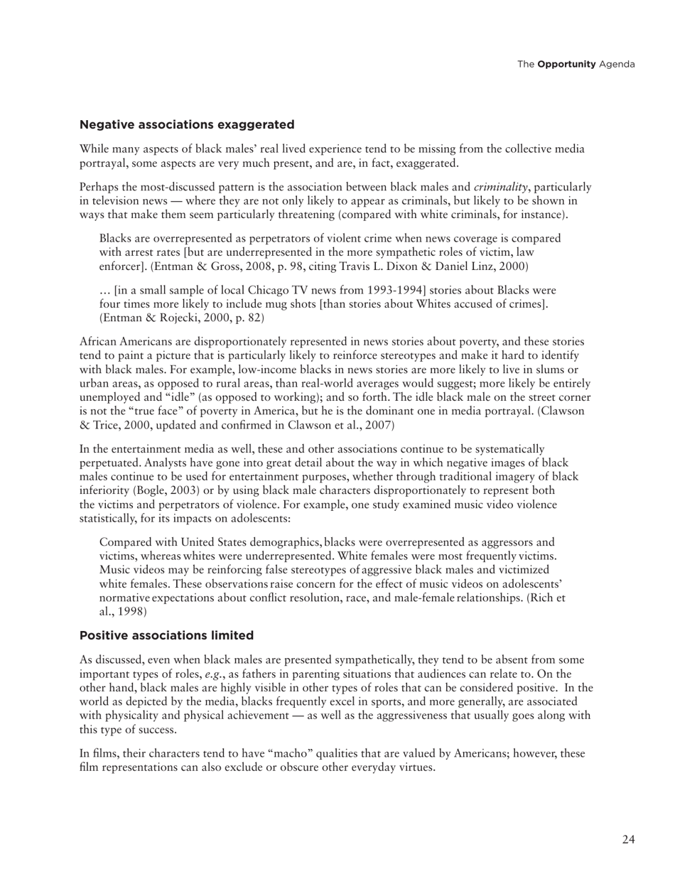 Social Science Literature Review: Media Representations and Impact on the Lives of Black Men and Boys, Page 15