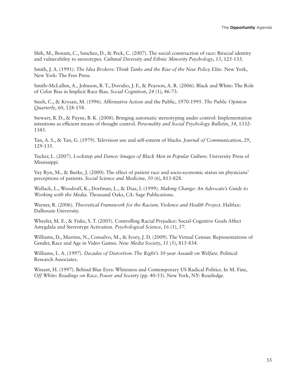 Social Science Literature Review: Media Representations and Impact on the Lives of Black Men and Boys, Page 46