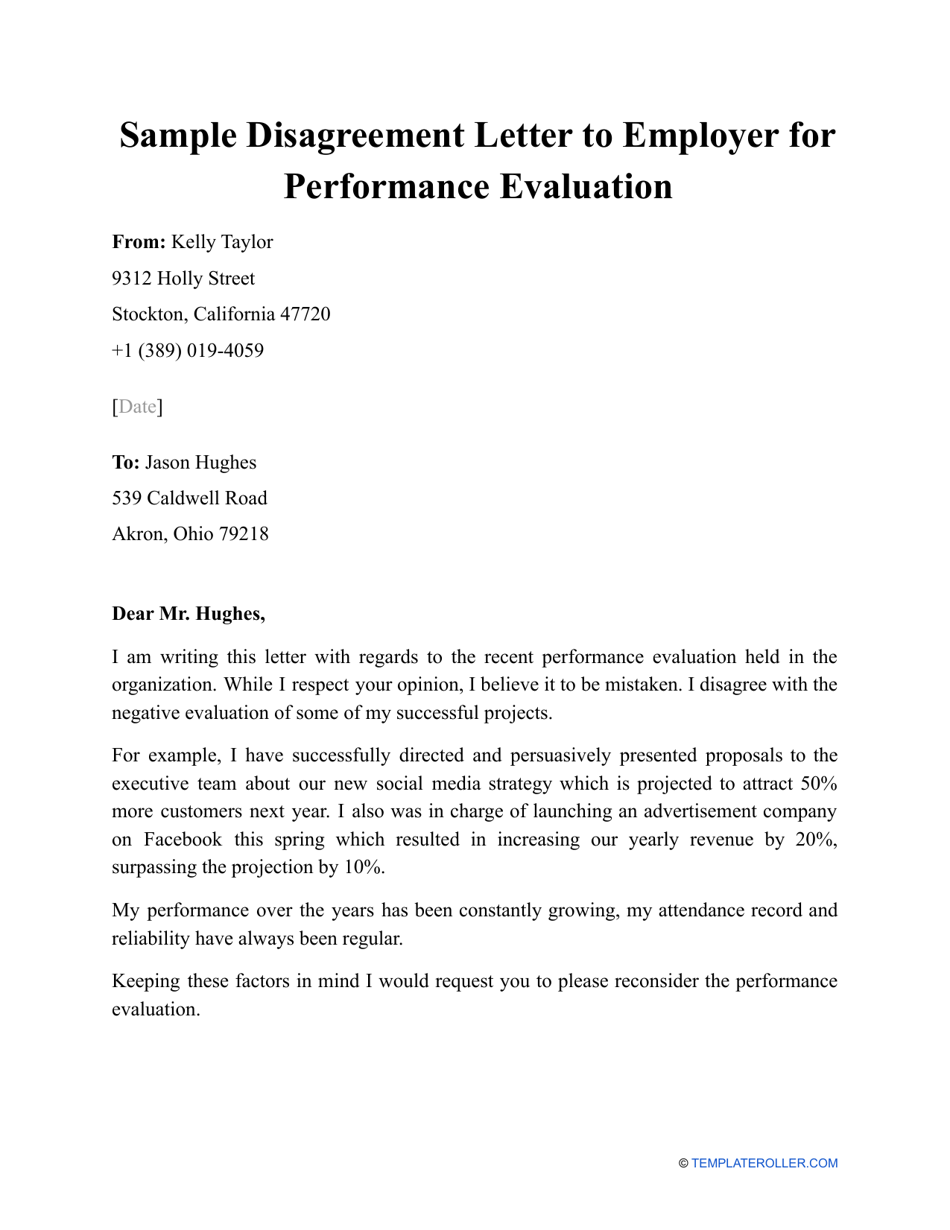 sample-disagreement-letter-to-employer-for-performance-evaluation-download-printable-pdf