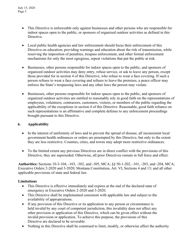 Directive Implementing Executive Orders 2-2020 and 3-2020 and Providing for the Mandatory Use of Face Coverings in Certain Settings - Montana, Page 5