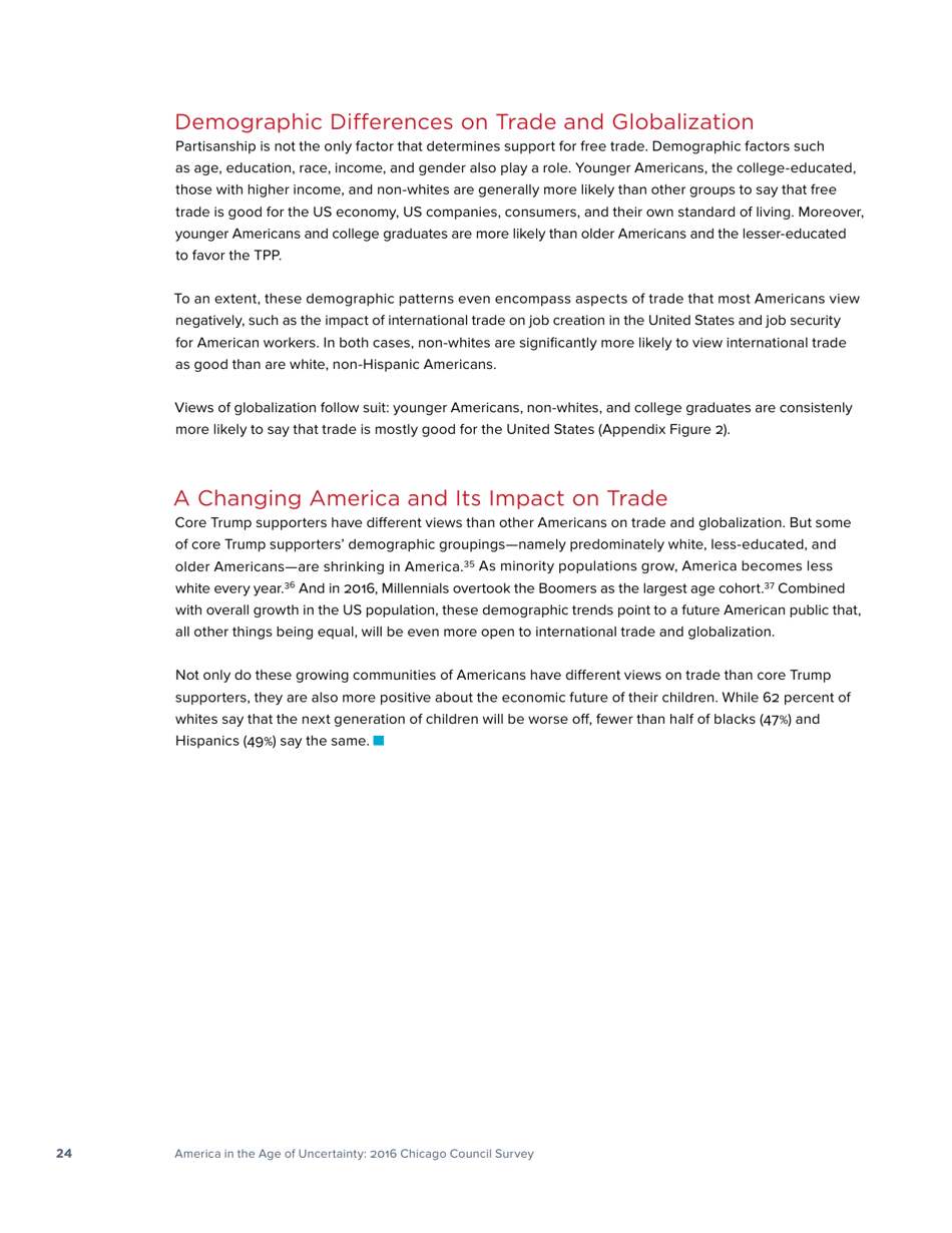 America in the Age of Uncertainty - Chicago Council Survey, Page 26