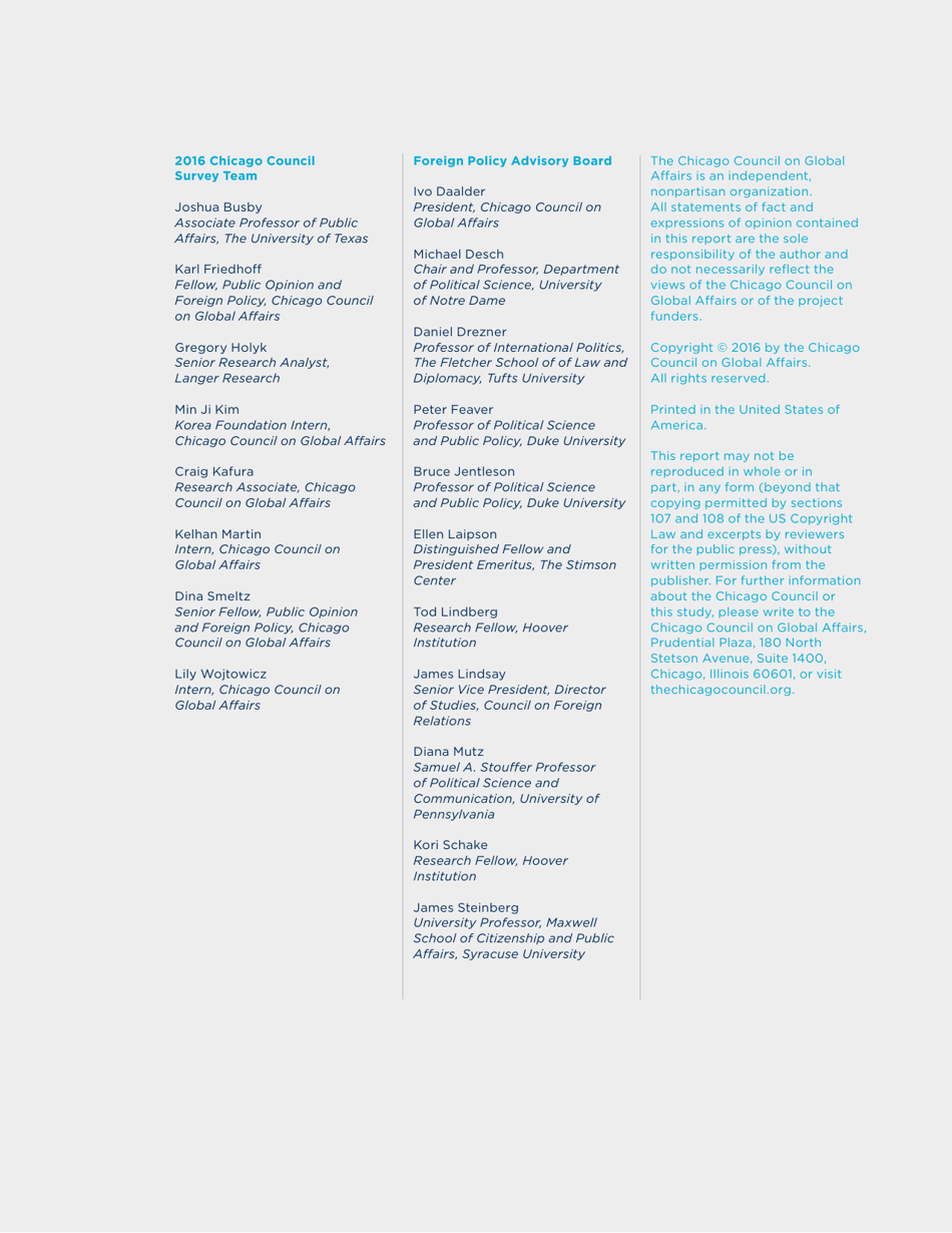 America in the Age of Uncertainty - Chicago Council Survey, Page 2