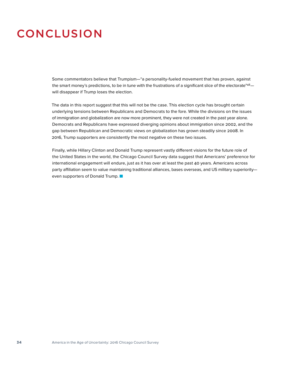 America in the Age of Uncertainty - Chicago Council Survey, Page 36