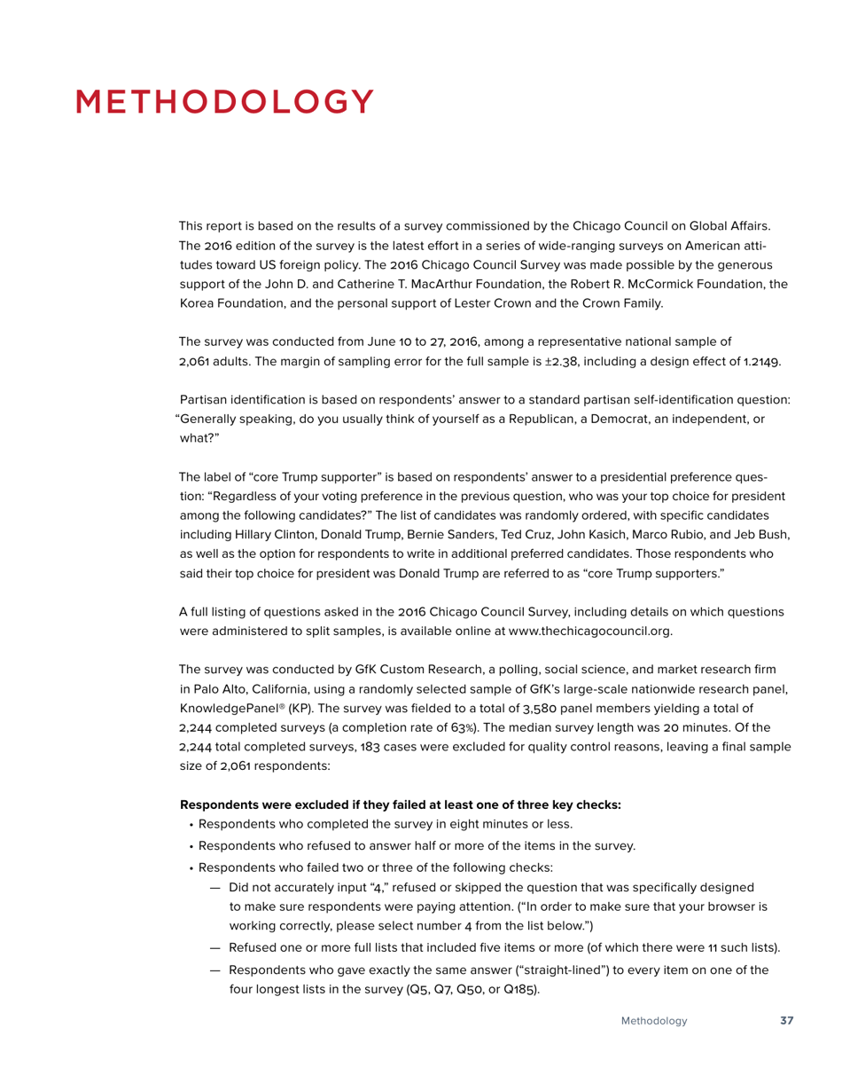 America in the Age of Uncertainty - Chicago Council Survey, Page 39