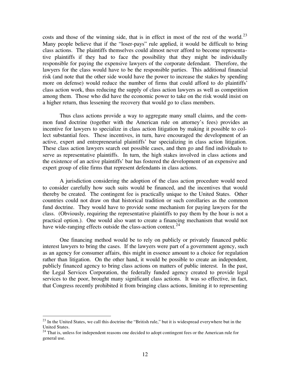 An Introduction to Class Action Procedure in the United States - Janet Cooper Alexander, Page 12