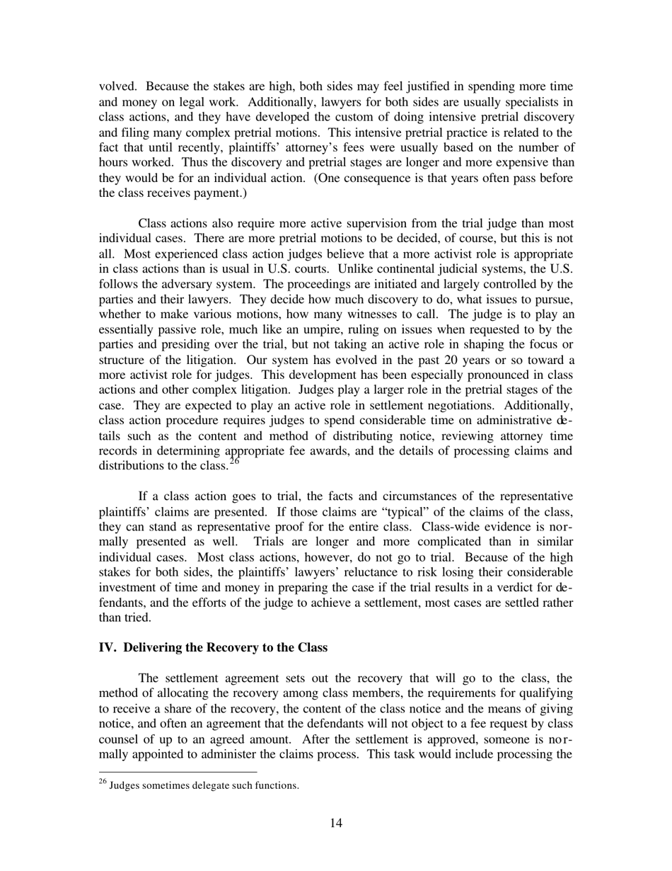 An Introduction to Class Action Procedure in the United States - Janet Cooper Alexander, Page 14