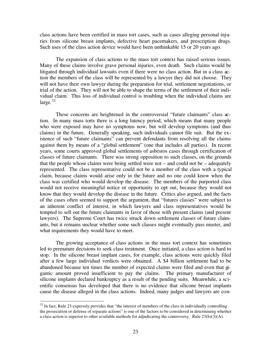 An Introduction to Class Action Procedure in the United States - Janet Cooper Alexander, Page 23
