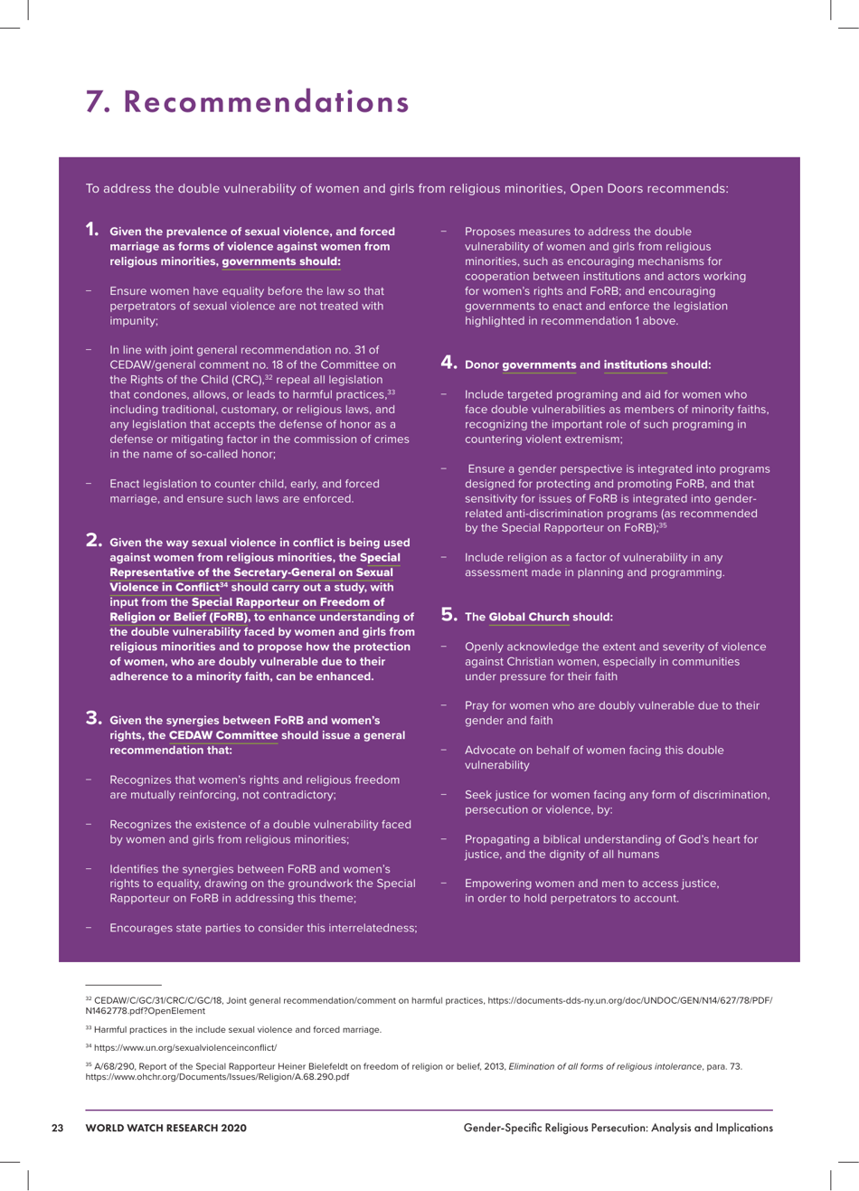 2020 Gender - Specific Religious Persecution, Page 23