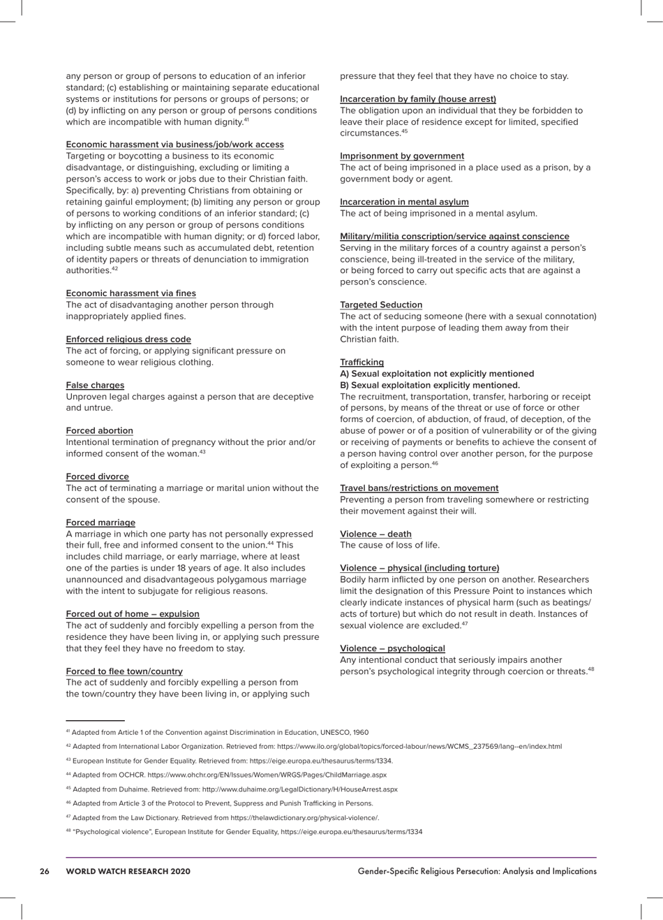 2020 Gender - Specific Religious Persecution, Page 26