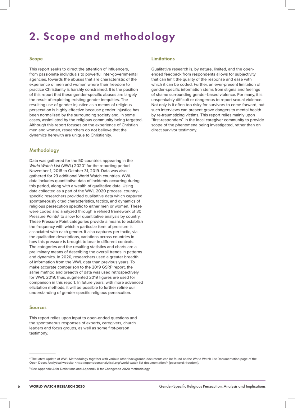 2020 Gender - Specific Religious Persecution, Page 6