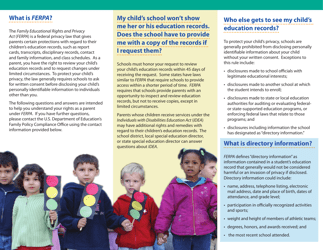 &quot;Parents' Guide to the Family Educational Rights and Privacy Act: Rights Regarding Children's Education Records&quot;, Page 2