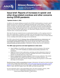 &quot;Issue Brief: Reports of Increases in Opioid- and Other Drug-Related Overdose and Other Concerns During Covid Pandemic - American Medical Association&quot;