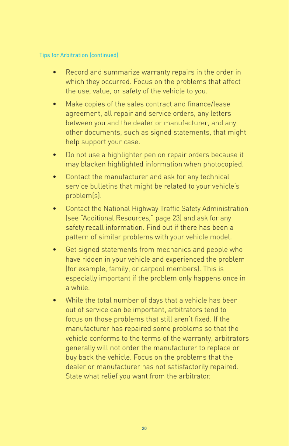 Lemon-Aid for Consumers - California, Page 22