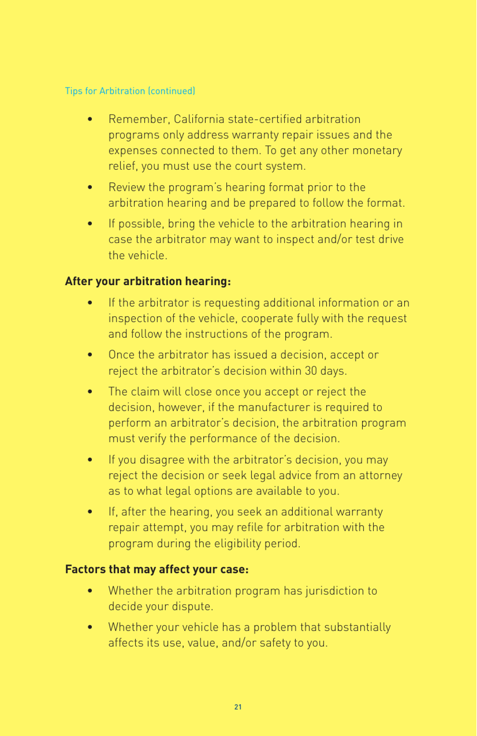 Lemon-Aid for Consumers - California, Page 23