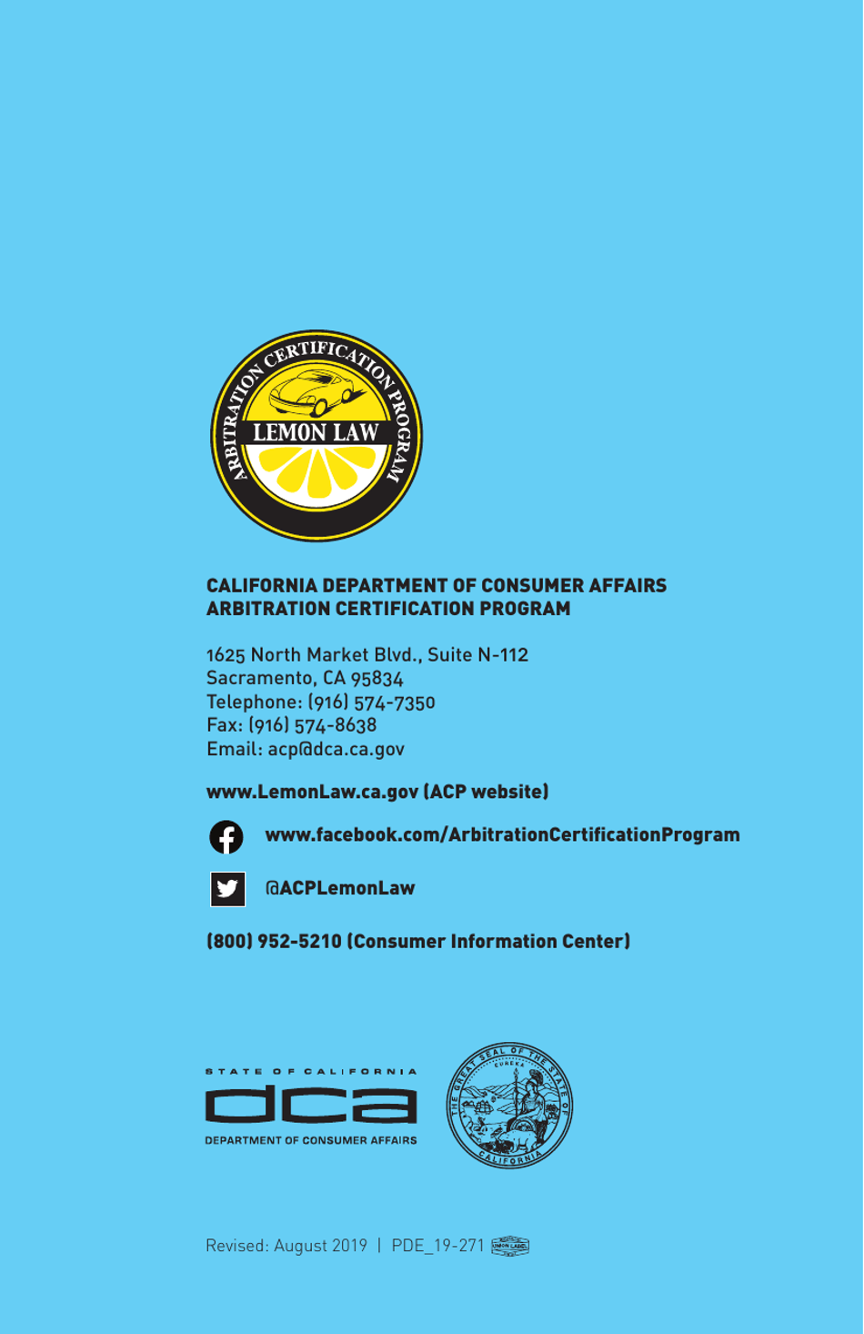 Lemon-Aid for Consumers - California, Page 27