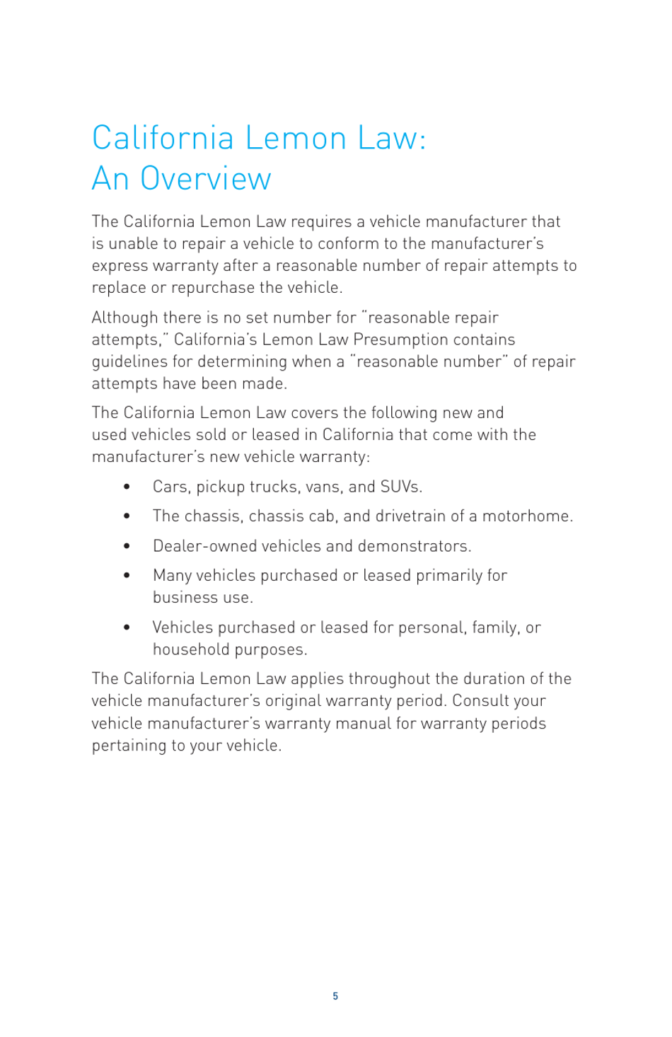 Lemon-Aid for Consumers - California, Page 7