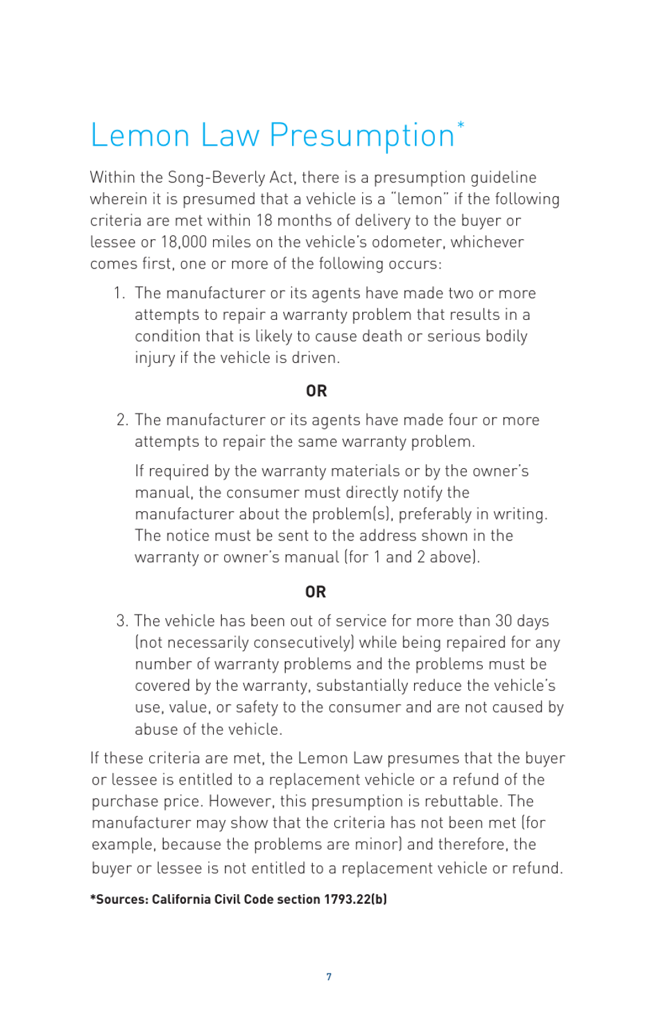 Lemon-Aid for Consumers - California, Page 9