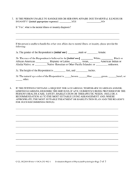 Form GC4 Evaluation Report of Licensed Physician/Psychologist - West Virginia, Page 3