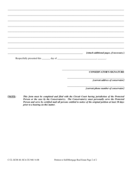 Form GC40 Petition for Permission to Sell or Mortgage Real Estate of a Protected Person - West Virginia, Page 2