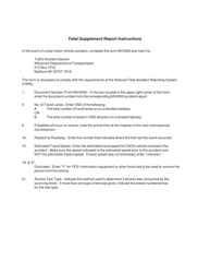 Form MV3480 Motor Vehicle Fatal Supplement Report - Wisconsin, Page 2
