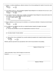Appendix A Post-conviction Habeas Corpus Form - Petition for Writ of Habeas Corpus Ad Subjiciendum Under W.VA. Code 53-4a-1 - West Virginia, Page 7