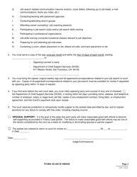 Work Search Order - County of San Francisco, California, Page 2