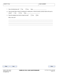 Form LACIV211 Complex Civil Case Questionnaire - California, Page 5