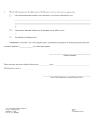 Form SCA-M429-2 Affidavit: Default Judgment - West Virginia, Page 2