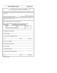 Form DMV-43 Odometer Disclosure Statement - West Virginia