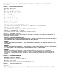 Instructions for Form F-00239 Prior Authorization Drug Attachment for Blood Glucose Meters and Test Strips - Wisconsin, Page 2