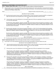 Form F-45008 Application for Radioactive Material License for Medical Use - Wisconsin, Page 2