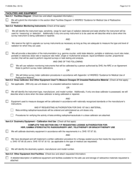 Form F-45008 Application for Radioactive Material License for Medical Use - Wisconsin, Page 6