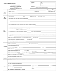Form 2 Standard Form for Surgeon's Report - Virgin Islands