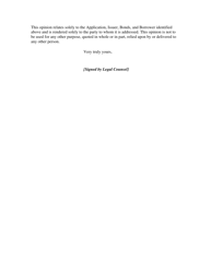 Sample Federal Law (Legal Counsel) Opinion - Single-Family Housing Bonds - Georgia (United States), Page 2