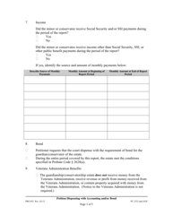 Form PRO052 Report and Petition for Dispensing With Accounting/Bond - County of Los Angeles, California, Page 3