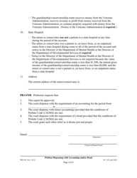 Form PRO052 Report and Petition for Dispensing With Accounting/Bond - County of Los Angeles, California, Page 4