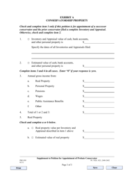 Form PRO050 Supplement to Petition for Appointment of Probate Conservator - County of Los Angeles, California, Page 3