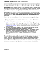 Form DHR207 Employment Application - Student Worker/Internship Program - County of San Diego, California, Page 2