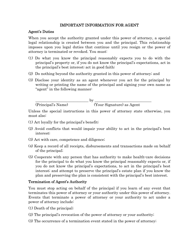 Statutory Power of Attorney Form - West Virginia, Page 5