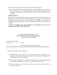Statutory Power of Attorney Form - West Virginia, Page 6